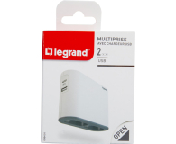 LEGRAND Rozgałęziacz - 2 gniazda, USB, USB-C 49401 - 1047786 - zdjęcie 6